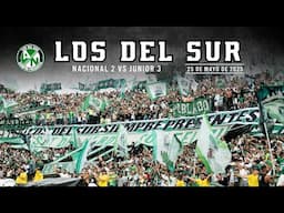 Los Del Sur, Fiesta en la Popular del Atanasio (Nacional Vs Junior) 25/05/2025