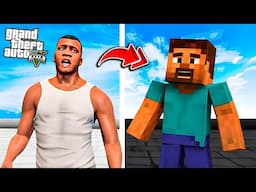 Franklin Becomes Steve in GTA 5