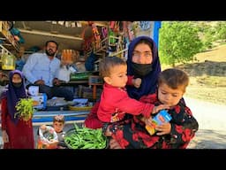 Natural Food Seasoning: Nargis and the twins go to the farm to pick edible plants.