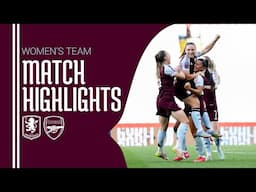 Aston Villa put FIVE past Arsenal 🤩⚽ | Aston Villa Women v Arsenal Women | HIGHLIGHTS