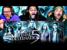 FINAL DESTINATION 5 (2011) BLEW OUR FREAKIN' MINDS!!! MOVIE REACTION!! First Time Watching!!