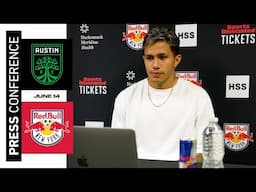 Wiki Carmona | Prematch Press Conference | New York Red Bulls vs. Austin FC | June 14, 2025