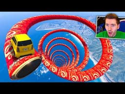 GTA V Online: gigante! MEGA RAMPA caracol da COCA COLA!