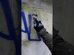 Playing around in an abandoned building. Best places to practice graffiti tags