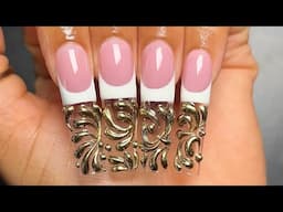 ADDING A TWIST TO THE CLASSIC FRENCH MANI😮‍💨
