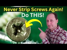 Stop Stripping Screws Forever – DIY Screw Tightening Trick!