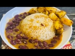 Vegan Brown Rice with Bean Sauce & Roasted Potatoes | Healthy & Delicious Plant-Based Meal