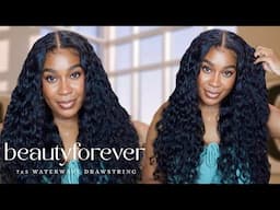 🔥Summer Ready! 7x5 Must Have Unit Water Wave Wig Detailed Install Using Tape | Beautyforever Hair