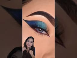 ✨️MAQUILLAJE AZUL Y DORADO ✨️ #maquillaje #maquillajeduradero #maquillajefacil #makeuptutorial