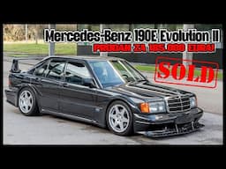 OGLASI RIJETKIH VOZILA PO EVROPI - MERCEDCES 190E PRODAN ZA 185.000 EURA!