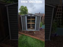 Outsunny Shed Shelving Build....