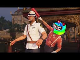 Bashing people with ONLY a fire extinguisher in HITMAN