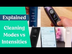 Cleaning Modes vs Brushing Intensities on Electric Toothbrushes
