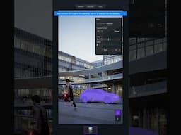 Add realistic motion blur using AI in one click!🚗 #shorts #d5render