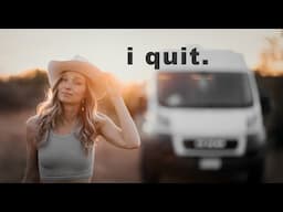 I quit full-time van life (after 6.5 years)