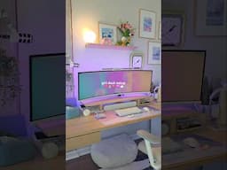 my desk setup 💘 #cozysetup #pcgaming #desksetup