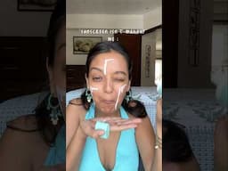 Kon kehta hai "sunscreen" is NOT makeup? 😰Full face is SPF 🤷🏻‍♀️😍#sunscreen #summer #makeup