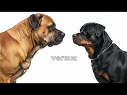 The Ultimate Showdown: Rottweiler vs Boerboel