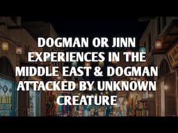 DOGMAN OR JINN EXPERIENCES IN THE MIDDLE EAST & DOGMAN WAS ATTACKED BY UNKNOWN CREATURE