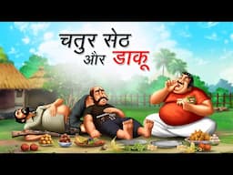 चतुर सेठ और डाकू | CHATUR SETH AUR DAKU | HINDI KAHANIYA | COMEDY FUNNY STORIES