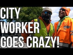 CITY EMPLOYEE RAGES OUT OVER PHOTOGRAPH - THREATENS TO ATTACK ME!