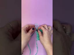 How to securely fasten off a stitch