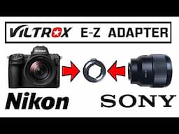 Full Auto Sony lens on Nikon camera (Viltrox E-Z AF Lens Mount Adapter)
