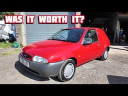 FIXING THE 'BAD BITS' ON MY RARE MK4 FIESTA VAN!