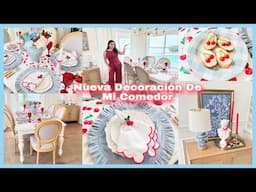 Nueva Decoración De mi Comedor 🍒 Verano 2025