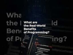 What are the real-world benefits of programming? Answers Sergii Shelpuk from @shelpuk.consulting
