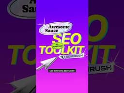 We wanted to stop your scrolling & let you know that Semrush’s SEO Toolkit means less chaos