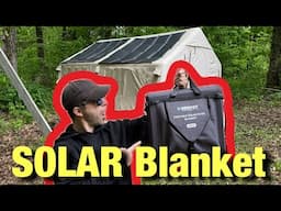 Lightest Most Packable 400W Solar BLANKET