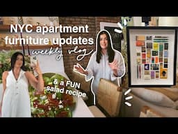 VLOG: new stools, matchbook art, a FUN salad recipe & more