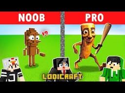 NOOB VS PRO: Brainrot Tung Tung Tung Sahur House Build Battle | Minecraft (Tagalog)