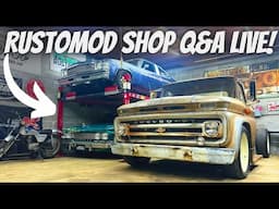 Live: C60 Chassis Swap + Rustomod Build Shop Updates & Behind the Scenes!