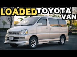 This TOYOTA Van from Japan is LOADED with options | 2000 4WD Toyota Hiace Regius POV and Drive