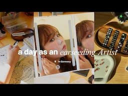 What It’s Like Being an Ear Seeding Artist in Germany👂 🇩🇪 💖VLOG