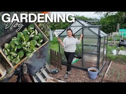 Garden Centre, Allotment Tour, Veg I'm Growing & My New Greenhouse! | GARDEN WITH ME UK