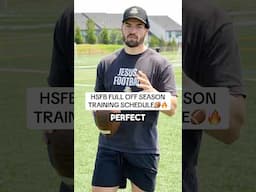 Full Off Season High School Football Training Schedule / Split…