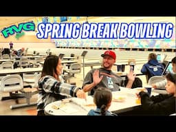 Spring Break Fun: Bowling Lanes & Bubba Gump Vibes 🌴🍤