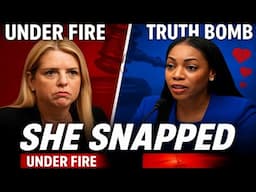 "He's A Crook"! Jasmine Crockett DEFIES Pam Bondi..INSTANTLY Gets HUMILIATED!