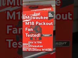 Do Not Buy The Milwaukee Brushless Packout Fan Until You Watch This Short! Full video on my channel!
