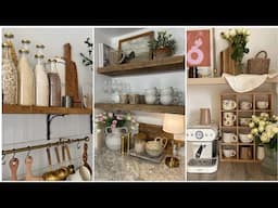 Small Cottage Kitchen Organization Ideas. Kitchen Decoration ideas. #kitchen #homedecor #diy #decor