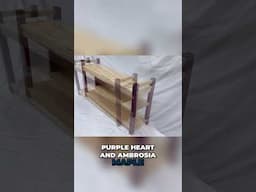 Check out the full build video, on YouTube NOW! #kingsfinewoodworking #kfw #woodworking #purpleheart
