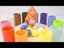 Play with Colorful Balls & Balloons with Little Dino! 🥳🎈 A Kids’ Adventure!