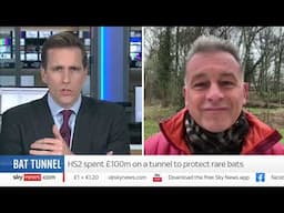 Sky News Bat Tunnel FULL VERSION with report followed by Chris Packham interview