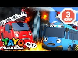 Fire Emergency!🔥 Call the Rescue Team!🚒🚑 | Help! Rescue Tayo! | Tayo Playlist