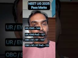NEET UG 2025 results declared #neet2025result #neetpassmarks