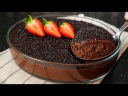 No Gelatin, Whipped Cream or Raw Egg! | Easy, Creamy and Airy Chocolate Mousse