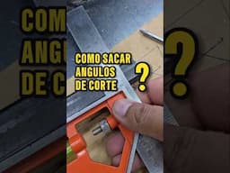 Como sacar ángulos de corte para trabajos de Herrería #tips #diy #tutorial #herreria #soldadora